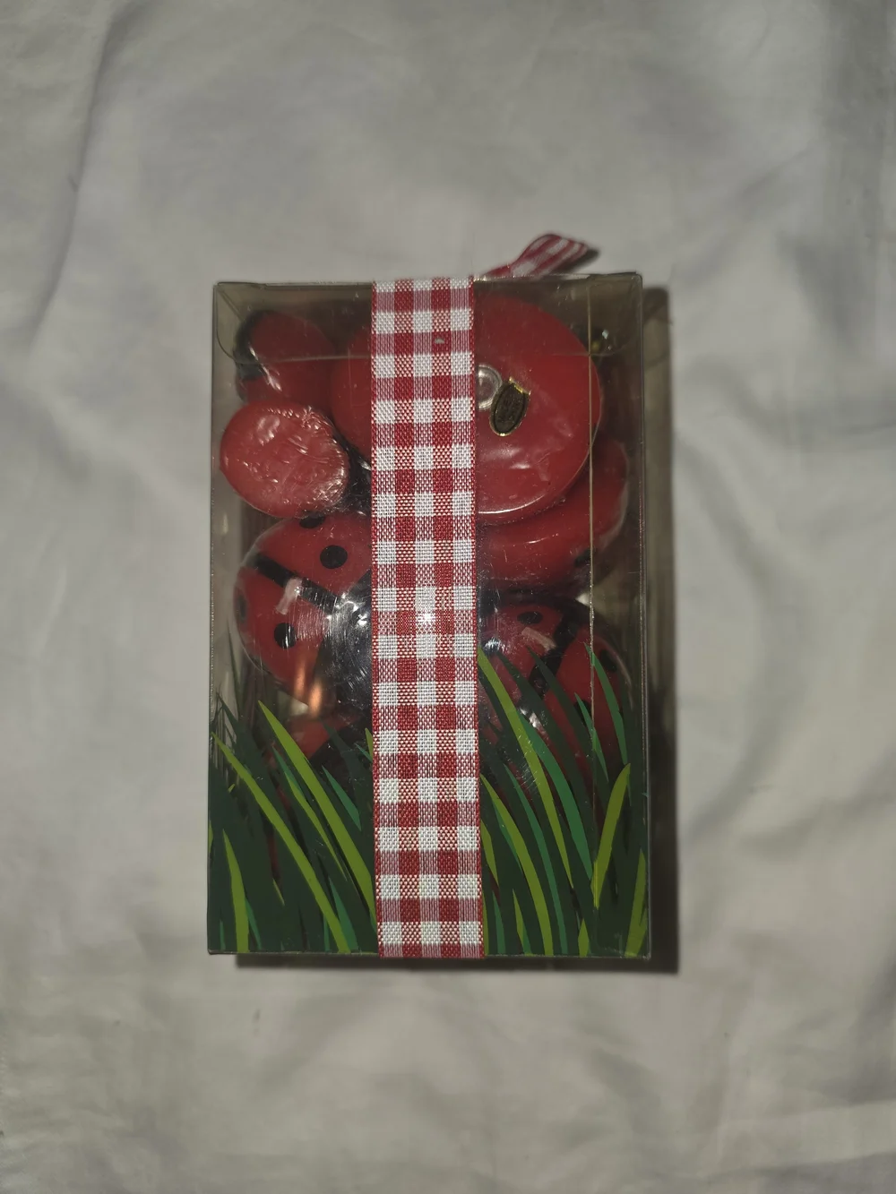 Crate & Barrel Red Ladybug Decorative Floating Candles